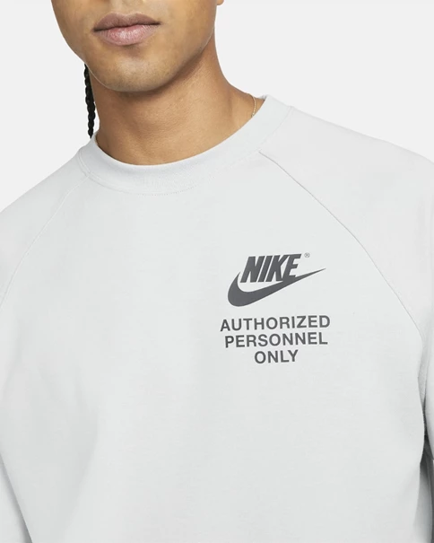 Nike Sportswear casual sweater heren grijs