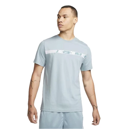 Nike Sportswear casual t-shirt heren antraciet