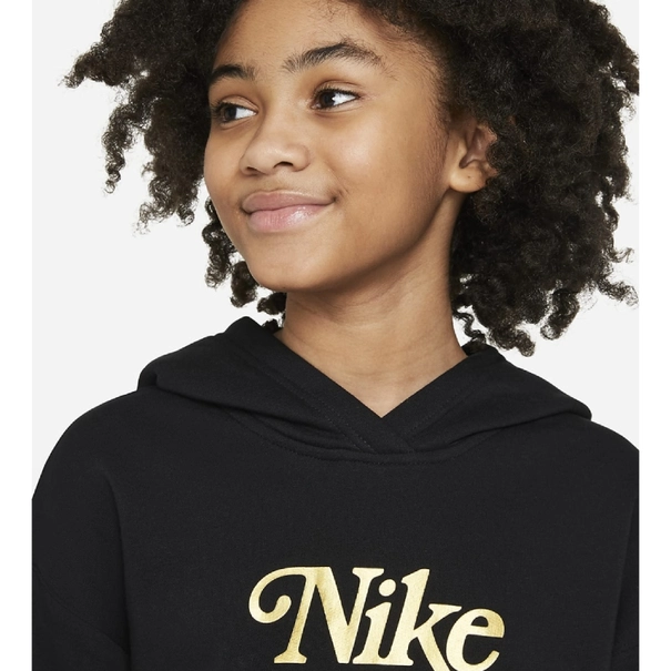 Nike Sportswear Club Fleece casual sweater meisjes zwart
