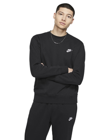Nike Sportswear Club Fleece heren casual sweater zwart