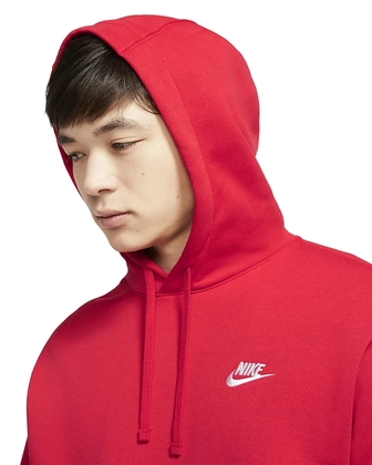 Nike Sportswear Club Fleece sportsweater heren rood