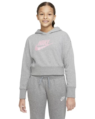 Nike Sportswear Club sportsweater meisjes grijs