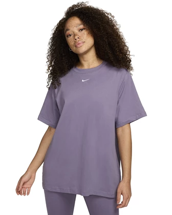 Nike Sportswear Essential sportshirt dames lila