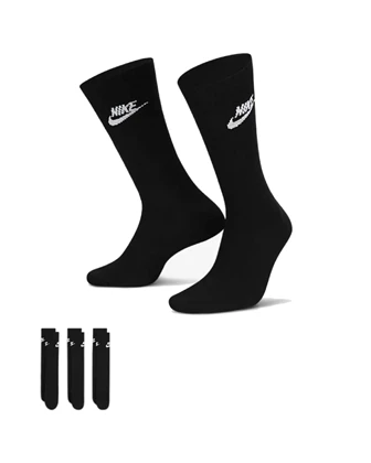Nike Sportswear Essentials sportsokken zwart