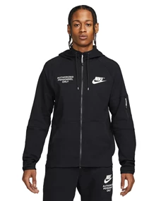 Nike Sportswear Fleece casual vest he zwart