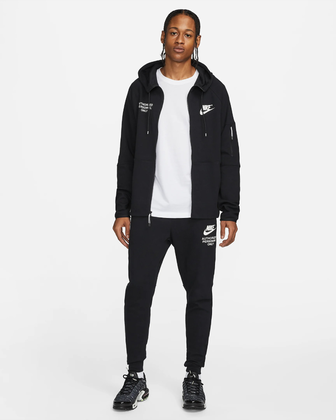 Nike Sportswear Fleece casual vest heren zwart