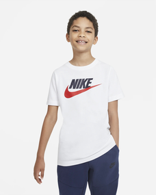 Nike Sportswear jongens shirt wit