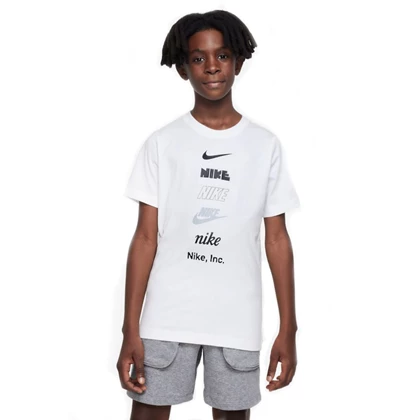Nike Sportswear sportshirt jongens wit