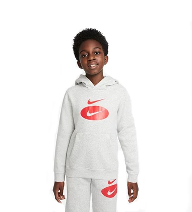 Nike Sportswear sportsweater jongens grijs