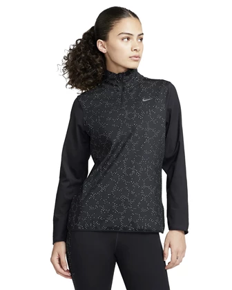 Nike Swift Element sportsweater dames zwart