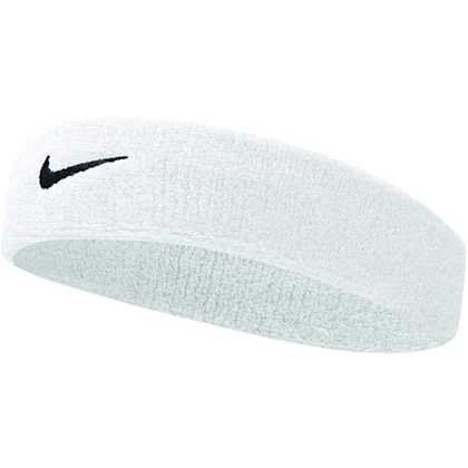 Nike Swoosh Headband zweetbandje hoofd wit