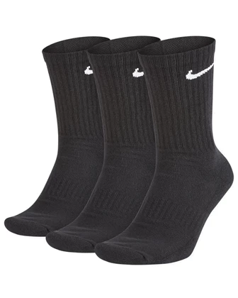 Nike SX7664.010 3 Pack sport sokken + tennis zwart