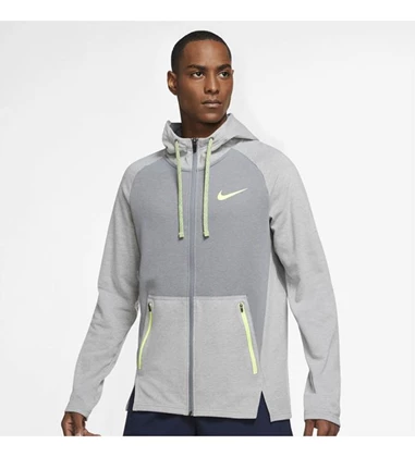 Nike Therma Fit casual sweater heren grijs dessin