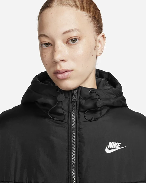 Nike Therma-Fit casual winterjas dames zwart