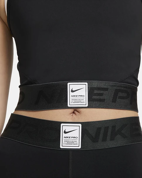 Nike Training Pro singlet dames zwart