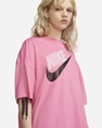 Nike W NSW SS TOP DNC sportshirt dames pink