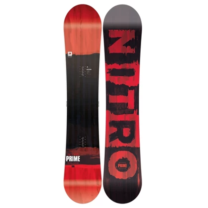 Nitro Prime incl. SB binding snowboard set heren rood