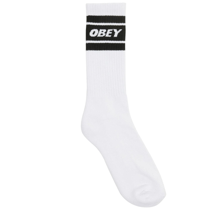 Obey Cooper II sokken wit dessin
