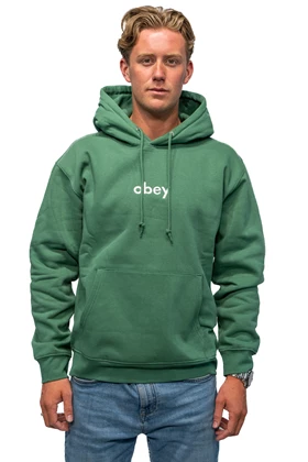 Obey Lowercase Hood casual sweater heren groen
