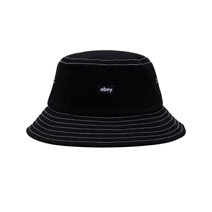 Obey Mac Bucket Hat sportpet zwart