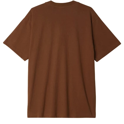 Obey Organic Pocket Tee SS t-shirt heren bruin