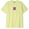 Obey Rainbow Icon casual t-shirt heren geel