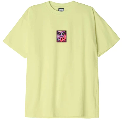 Obey Rainbow Icon t-shirt heren geel