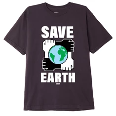 Obey Save The Earth heren shirt zwart