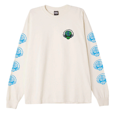 Obey World Peace heren casual sweater geel
