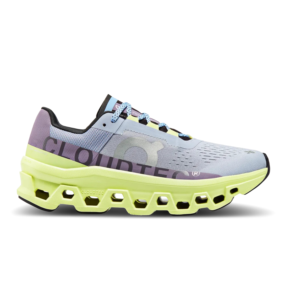 Doorlaatbaarheid droom Merchandising On Running Cloudmonster hardloopschoenen dames grijs van hardloopschoenen