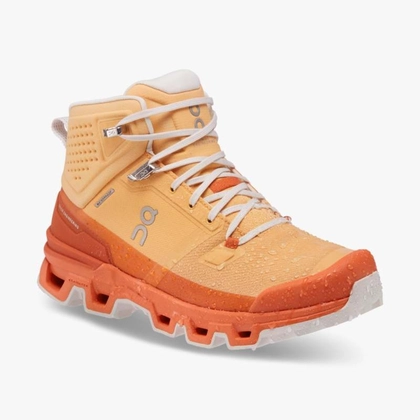 On Running Cloudrock Waterproof wandelsneakers dames oranje