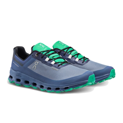 On Running Cloudvista Waterproof wandelsneakers heren blauw