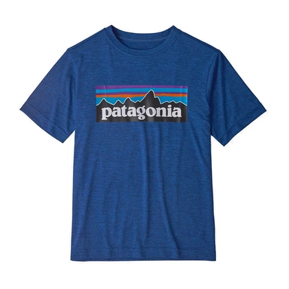 Patagonia Cap Cool Daily casual t-shirt jongens donkerblauw