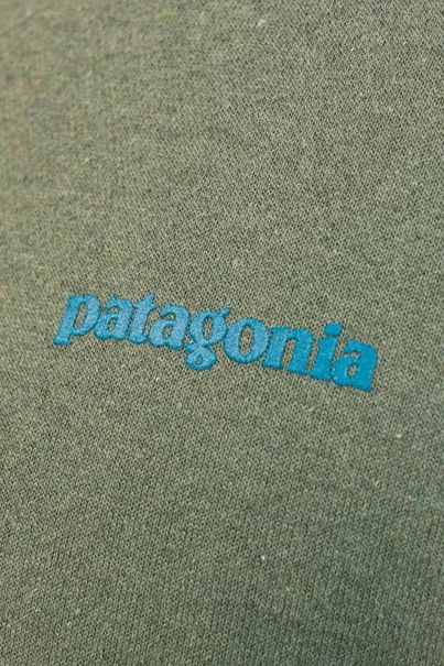 Patagonia Fitz Roy Icon Uprisal Crew casual sweater heren groen