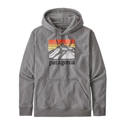 Patagonia Line Logo Ridge casual sweater heren grijs