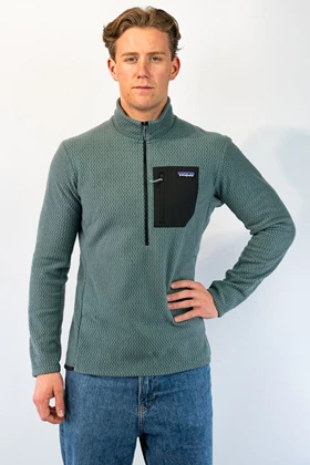 Patagonia M's R1 Air Zip sportsweater heren groen