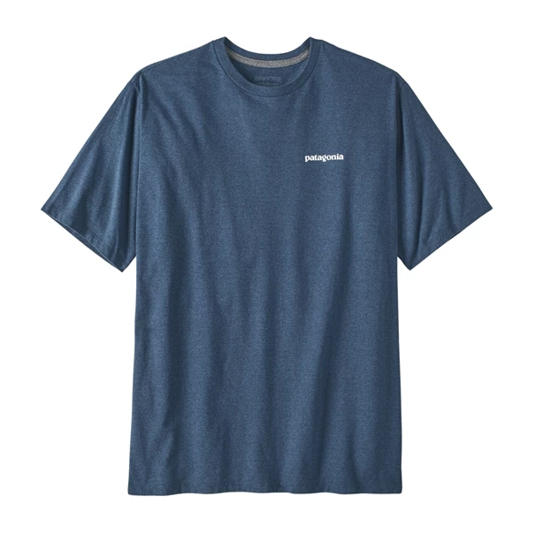Patagonia P-6 Responsibili casual t-shirt heren blauw