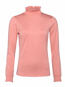Protest Zoom Powerstretch Top dames ski pulli met rits roze
