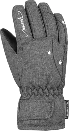 Reusch Alice R-Tex ski handschoenen junior grijs dessin