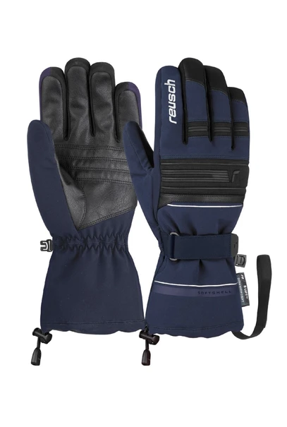 Reusch Canon R-Tex ski handschoenen unisex blauw dessin