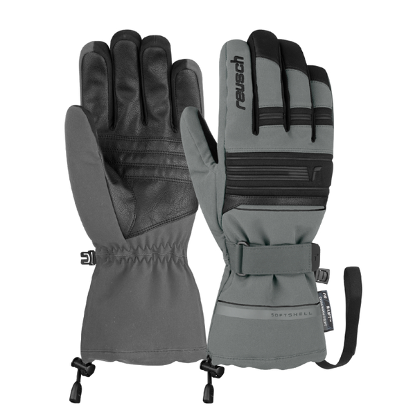 Reusch Conan R-Tex ski handschoenen unisex grijs