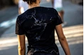 Rogelli Marble hardloopshirt dames zwart dessin