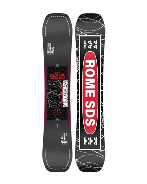 Rome Agent all mountain snowboard wit dessin