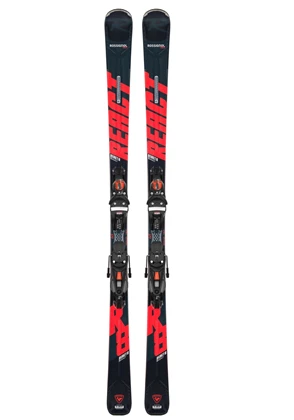 Rossignol Beste Test React 8 Cam + NX 12 Konect GW B80 sportcarve ski's zwart