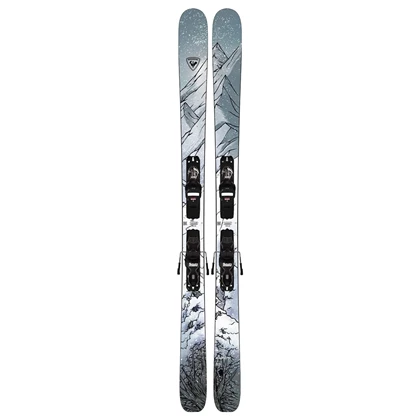 Rossignol Blackkops 92 + Express 11 GW B83 twintip ski grijs dessin