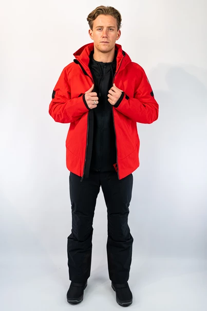 Rossignol Extra Warm + Prima Loft ski jas heren rood