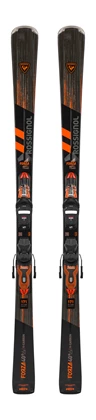 Rossignol Forza 40 Bl. Orange sportcarve ski's zwart dessin
