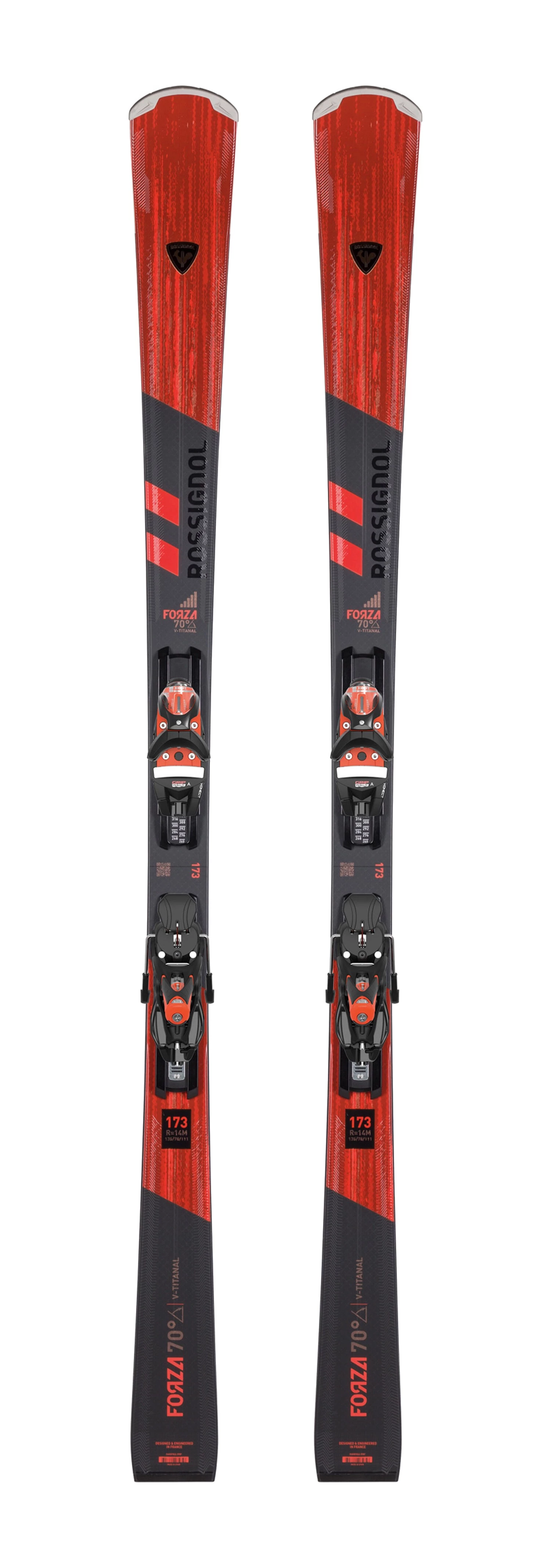 Rossignol Forza 70 Bl. Hot Red sportcarve ski's