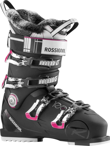 Rossignol Pure Pro 100+Marino skischoenen dames zwart