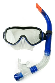 Rucanor Beste Koop Duikset snorkel + masker blauw
